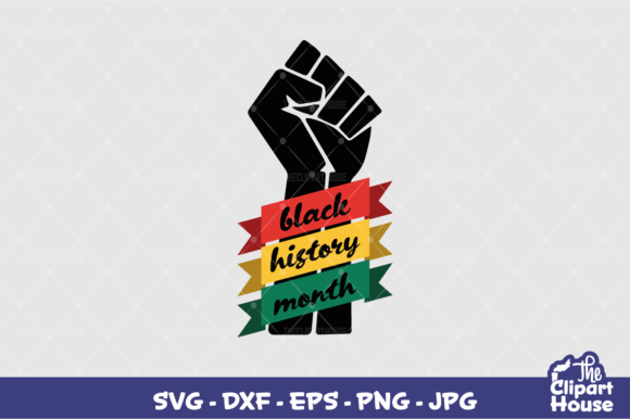 Black History Month Fist: A Versatile Design for Cutting Machines and Creative Projects