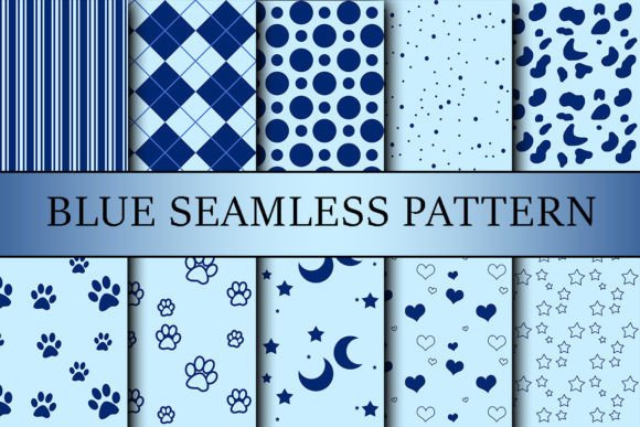 Blue Seamless Pattern: Creative Uses for Every Project