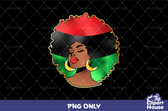 Celebrate Juneteenth Afro Woman with Premium Digital Art for Your Creative Projects