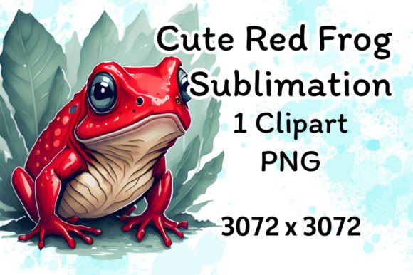 Cute Red Frog Sublimation Watercolor: A Comprehensive Evaluation