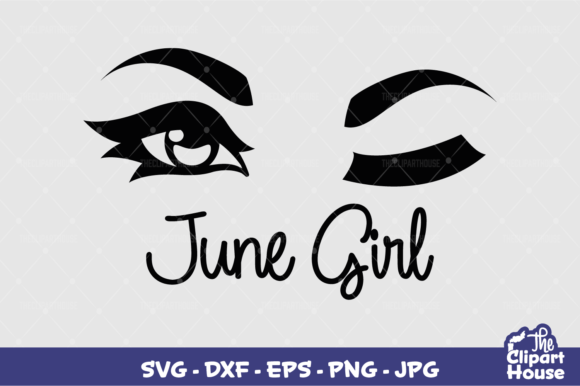 June Girl Design for Cricut and Silhouette Machines