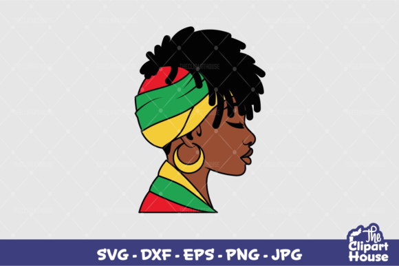 Juneteenth Headband Woman: A Vibrant Design for Your Projects