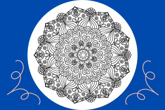 Mandala Coloring Page 78: A Versatile Design Asset