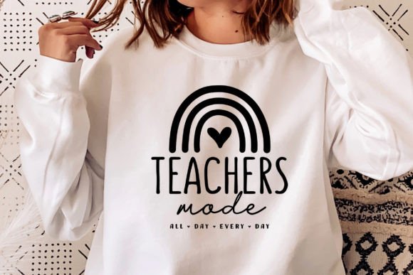 Teacher Mode All Day Every Day SVG PNG Evaluation